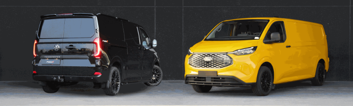 Spoiler Pack met voorspoiler en achterspoiler voor bestelwagen