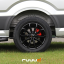 Velgenset RUUUD Craftstar 18 inch Aluminium Zwart Volkswagen Crafter 2022+