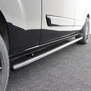 Sidebars Zwart RVS Ford Transit Custom 2018+
