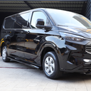 Sidebars Zwart RVS Ford Transit Custom 2023+