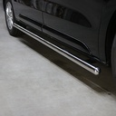 Schwellerrohre Edelstahl Silber Opel Combo 2024+