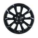 Wheelset (4) RUUUD Craftstar 18 inch Aluminium Black Volkswagen Crafter 2017-2022