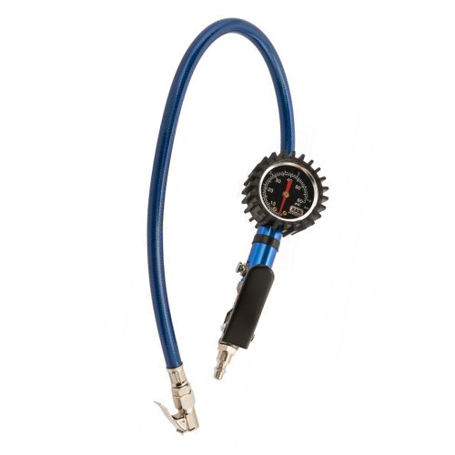[ARB605A] Tire inflator analogue braided hose with chuck
