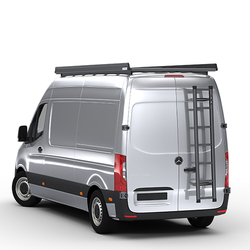 Roof rack Black aluminium Mercedes e-Sprinter 2024+