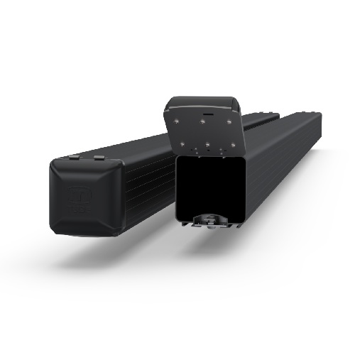 [PIPE-MTB-400] Pipe carrier aluminium black 4000 mm